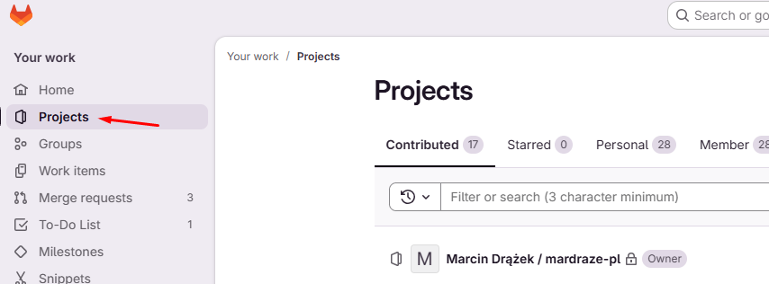 GitLab Projects