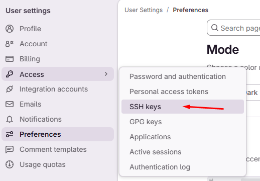 GitLab SSH Key - Added